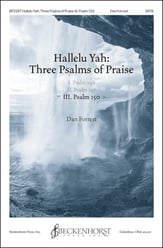 Psalm 150 SATB choral sheet music cover